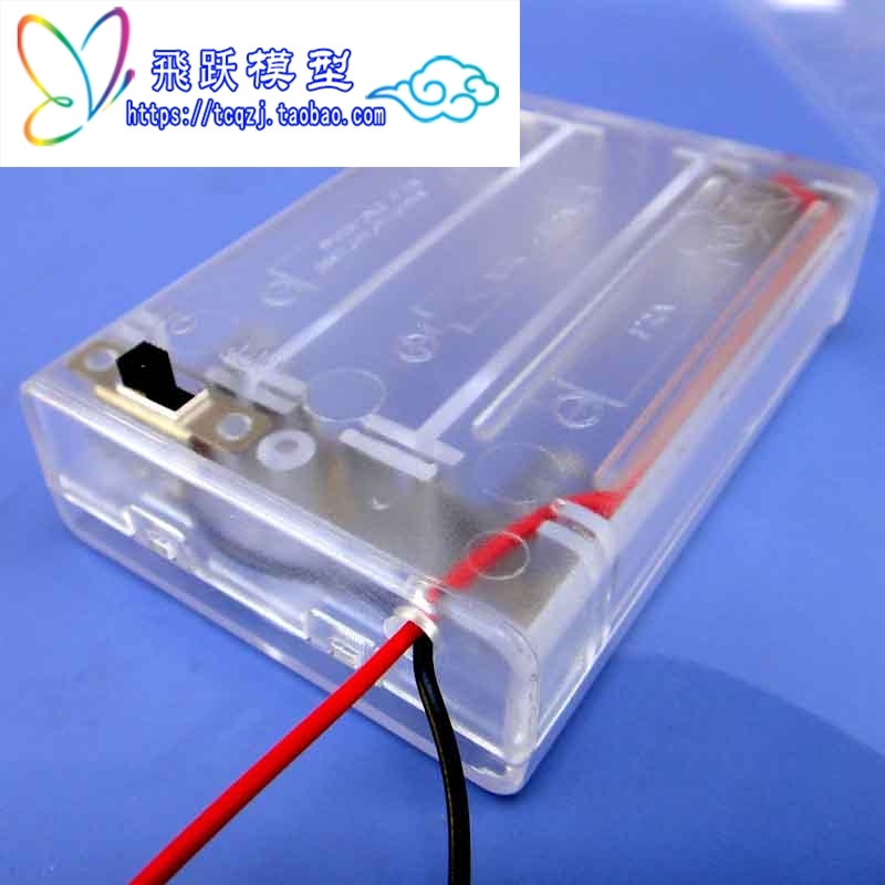 4 5v boxes 3 Festival V Transparent AA Plastic with lid with lead with switch battery Power accessories Other