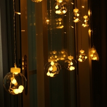  LED colored lights flashing lights string lights star lights girls heart Tanabata wish big ball room bedroom background decoration lights