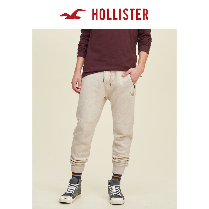 Hollister 标识抓绒慢跑休闲裤 男 115382