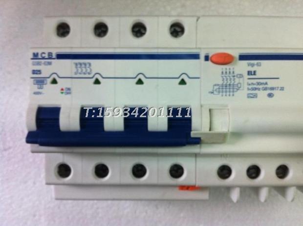 Tianshui Two or Three Small Circuit Breaker GSB2-63M 4PD25 VIGI-63 ELE Leakage Accessories