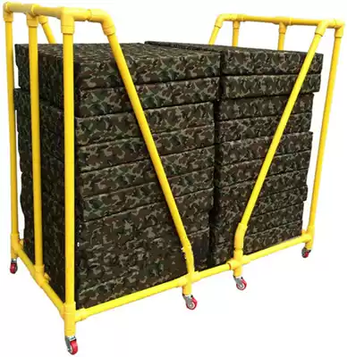 Children's gymnastics mat storage shelf kindergarten rack floor mat finishing frame plastic gymnastics mat shelf