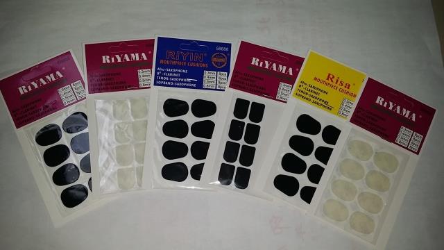 Clarinet Tooth Pad Black Tube Treble Tenor Alto Sax Tooth Patch Tooth Pad Anti-bite Pad Gasket