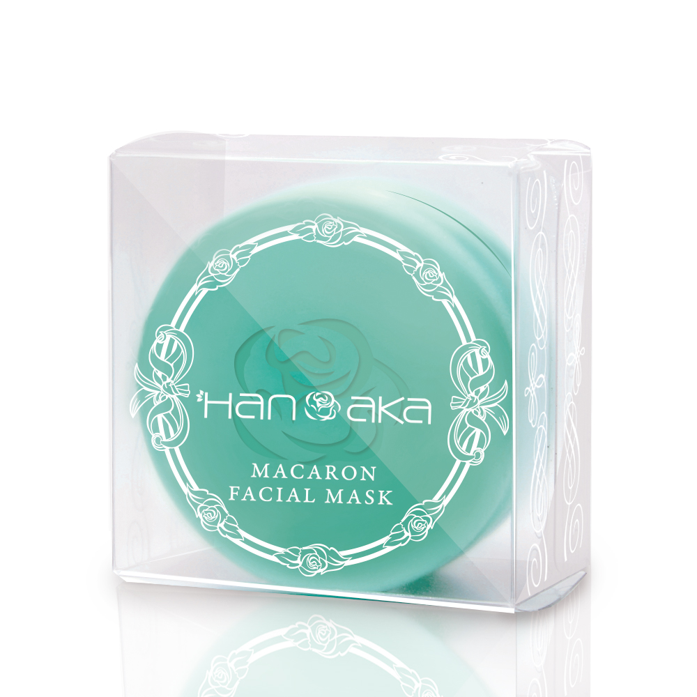Hanaka花恋肌 皇家马卡龙面膜2入组加拿大冰河泥8g*2