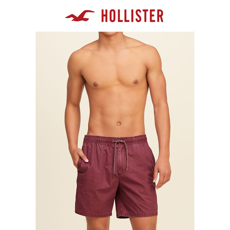 Hollister 预科款复古水洗短裤 男 115507