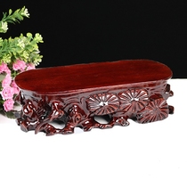  B044 Vietnam wood carving new Omilin carving pine stone can be grooved pure solid wood ornaments stone base