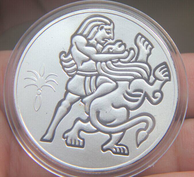 Commemorative medals Silver and Lion Israel Biblical Story coins about 40mm Collection