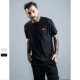 Thương hiệu thủy triều ban đầu TI2018S / S xuân hè mới hoa mận retro áo thun cotton chải cổ tròn tay ngắn quần áo nam áo thun  Áo phông ngắn