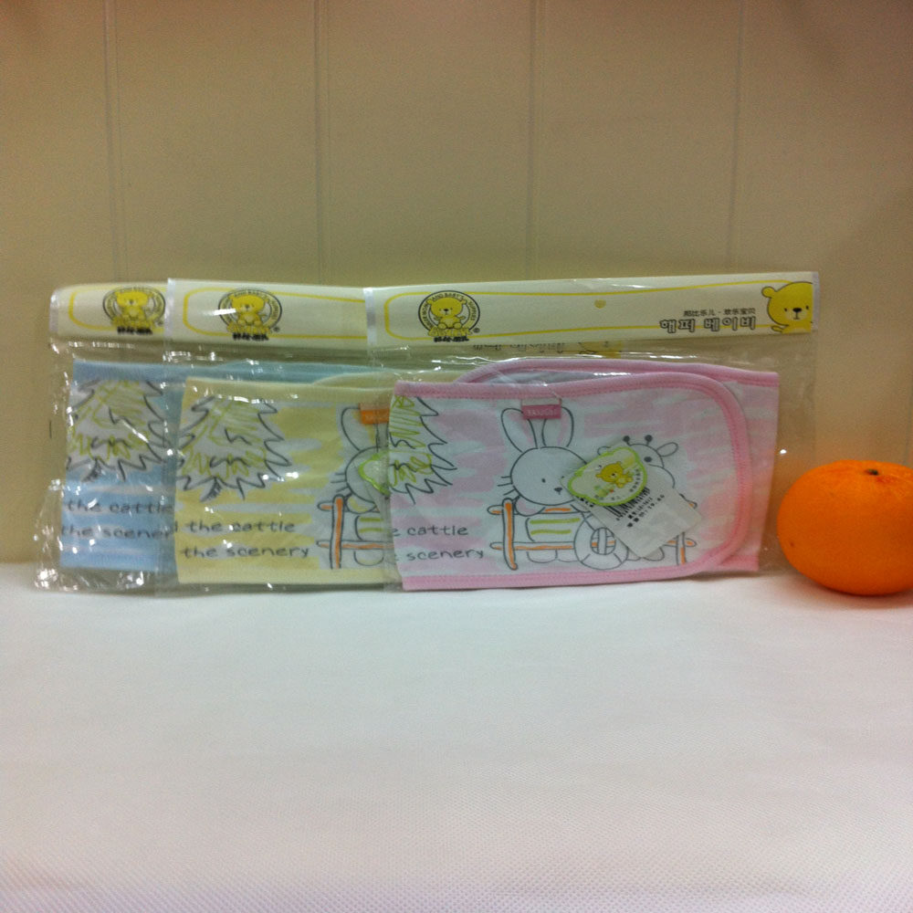 Bomby Leer Double-sided Printed Medium Belly Circumference Pure Cotton Baby Umbilical Scarf