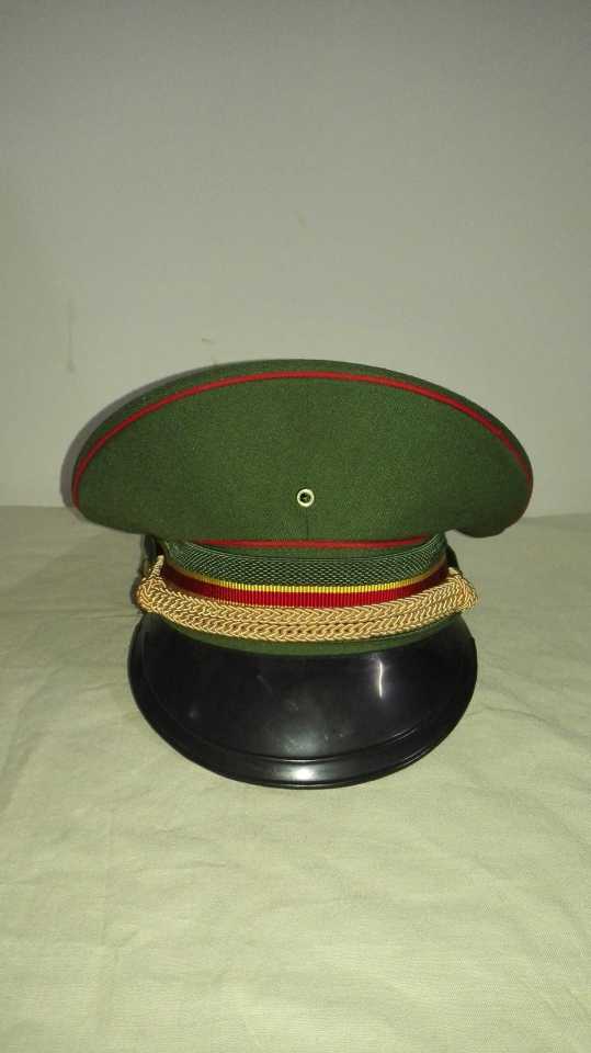 軍迷收藏正品配發影視道具禮品送戰友退役87式武橄欖綠幹部大帽簷帽