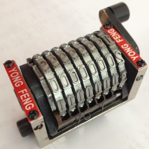 Large eight-digit wheel number rotary number code machine (exclusive of offset printing machine) horizontal vertical number code machine countdown number of all