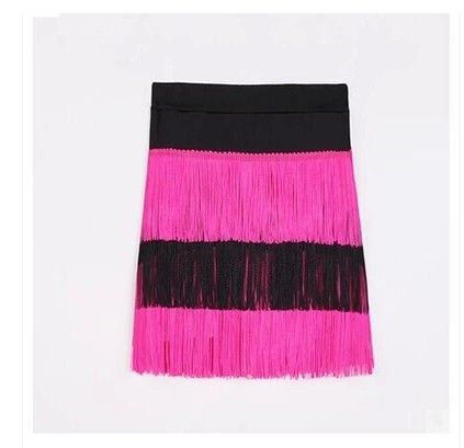 Early spring new Latin dance dress streaming Su Short skirts new quality streaming Su Semi-body dress Square Dance Skill Dance Flutresses