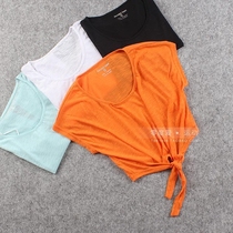 Transparent sports short sleeve blouse sports T-shirt multi-color ultra-light ultra-transparent sports underwear blouse