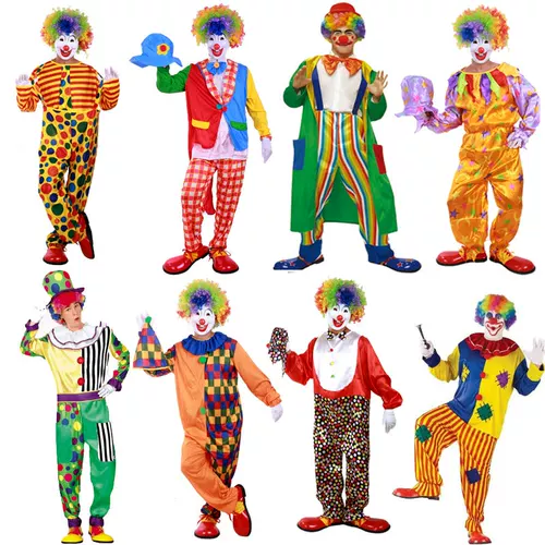 Хэллоуин танцевальная одежда, одежда, подходящая мужская одежда для клоуна, одежда для взрослых клоун одежда одежда одежды