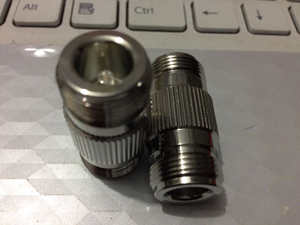 Henxin pure copper N-KK double mother head 50-12 1 2 feed line adapter L16-50KK 1 2 double pubic head