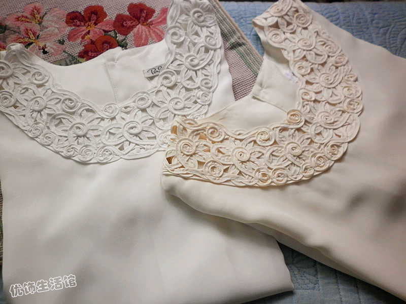 Handmade disc with embroidered three-dimensional retro hollowed-out shirt long sleeve sen female disc flower embroidered loose large size coat jacket blouse