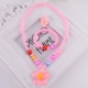 Vòng cổ trẻ em Vòng đeo tay Phụ kiện tóc Cô bé Tai dễ thương Clip Công chúa Vòng đầu Trang sức Phụ kiện Phim hoạt hình Bộ bốn mảnh - Vòng đeo tay Clasp Vòng đeo tay Clasp