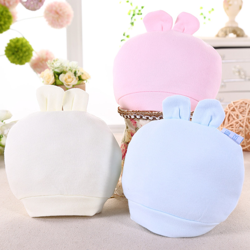 【天猫超市】贝吻纯棉婴儿帽四季宝宝胎帽婴儿用品宝宝帽子6009