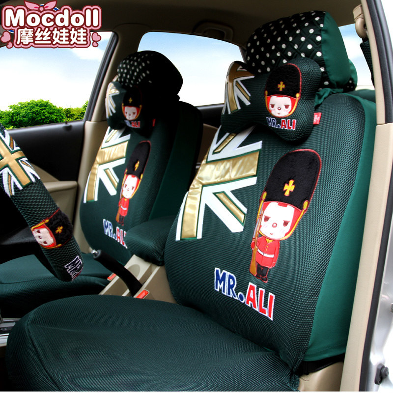 摩丝娃娃 汽车座套四季卡通新大众桑塔纳POLO捷达宝来秋冬坐套女
