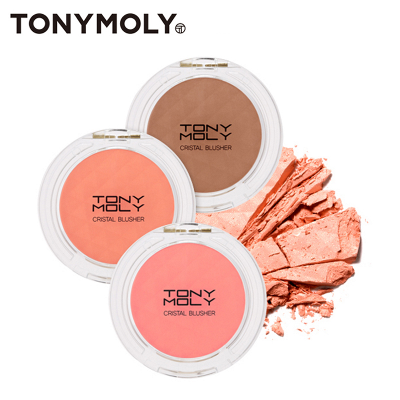 Tonymoly/托尼魅力水晶闪亮腮红眼影高光阴影修容眼影多用途