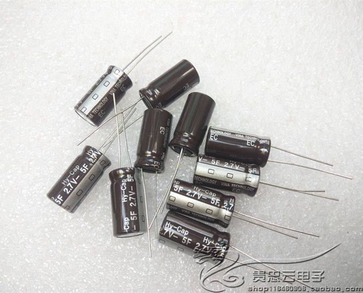 New original package Korea VINA HY-CAP 2 7V5F in-line wound Farah supercapacitor