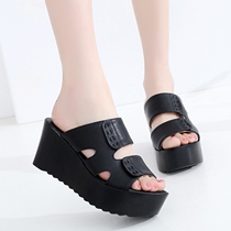 Womens summer new leather sandals and slippers