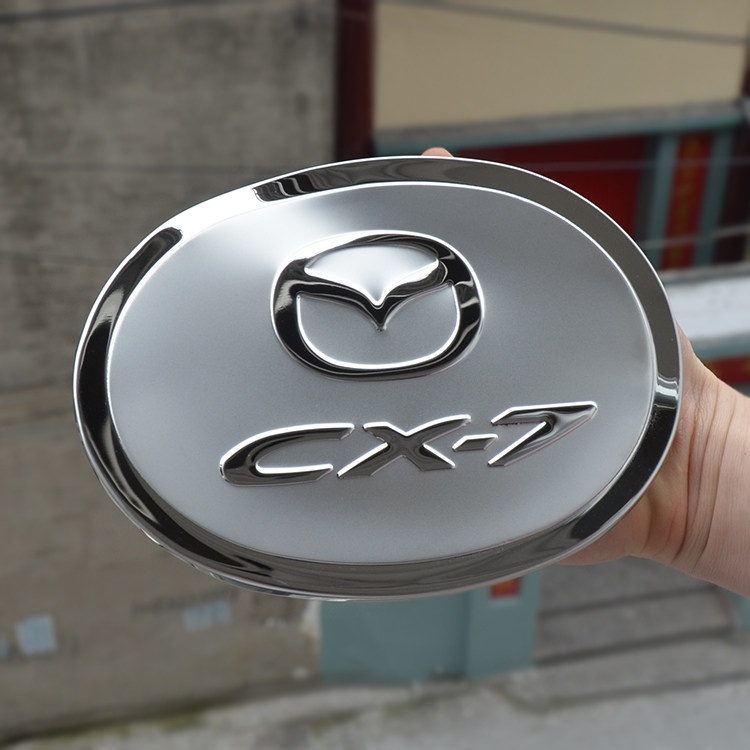 马自达CX5马CX7马6昂克赛拉3专用改装汽车配件用品油箱盖贴装饰贴