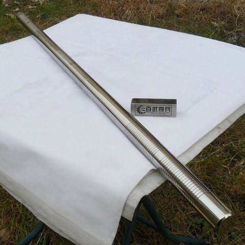 100 Wuqi Soldiers-Solid Stainless Steel Tai Chi Whip Rod Tai Chi Short Stick for Collection