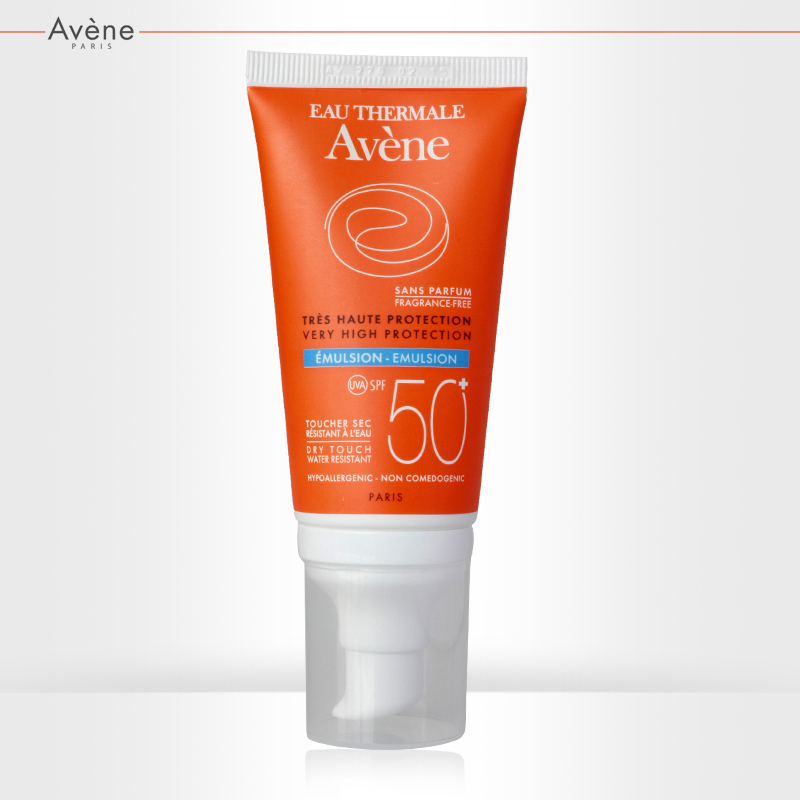 Avene/雅漾清爽倍护无香料莹润防晒露SPF50+ 50ml 防水 防汗