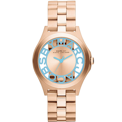 Marc by Marc Jacobs 抢眼镂空时尚腕表-玫瑰金 PayEasy官网直邮