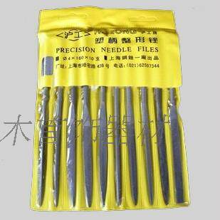 Plastic handle suit plastic filing Shinto file knife 5 * 180mm 10 pieces of jewelry equipment Beating Gold Tool