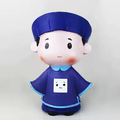 24cm high 15cm wide cartoon plaster doll painting DIY coloring toy model handmade