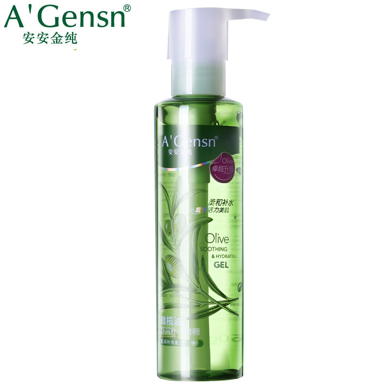 包邮安安金纯正品 橄榄油舒润补水啫喱150g 保湿养护 肌肤角质