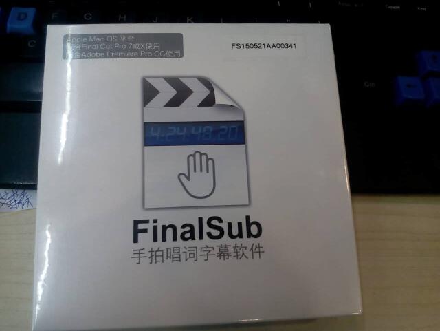 FinalSub finalcut Apple subtitled software hand slapping speech software