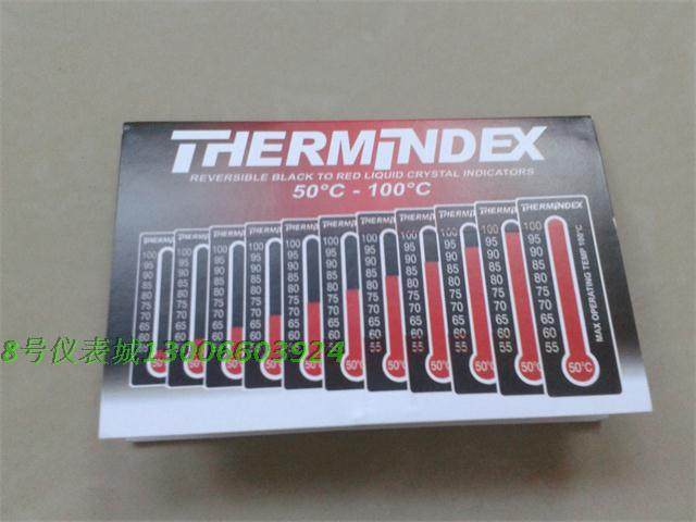 Original 50-100℃ British THERMAX reversible temperature test paper THERMINDEX reversible temperature paper