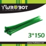 [YwRobot] Các công cụ phổ biến Màu cáp nylon Tie 3 * 150mm Khai thác hoàn thiện Xanh 50 Gói - Bộ sửa chữa xe đạp điện pin xe đạp điện rẻ nhất