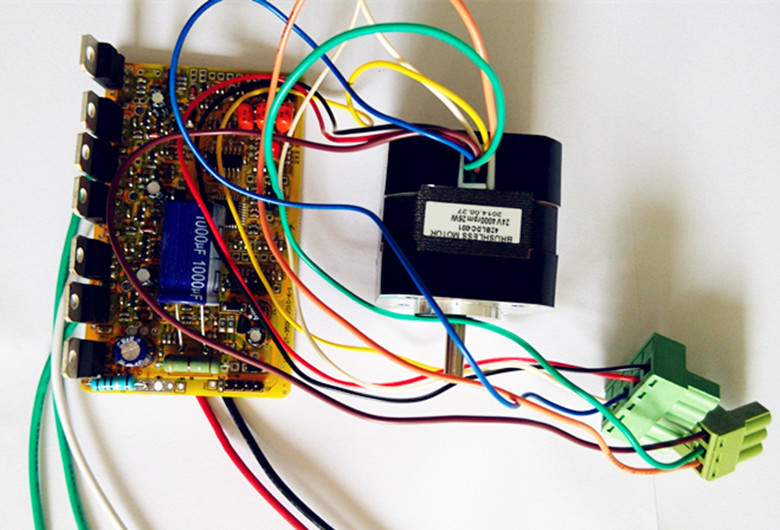 Stm8 Bldc Brushless Development Board Motor Solution, Sensor-Based and Sensorless, with New 42Bldc