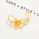 Thời trang Hàn Quốc retro lady gió hoa hạt trâm nữ cao cấp khăn lụa khóa brooch pin trang sức phụ kiện cai ao Trâm cài