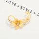 Thời trang Hàn Quốc retro lady gió hoa hạt trâm nữ cao cấp khăn lụa khóa brooch pin trang sức phụ kiện