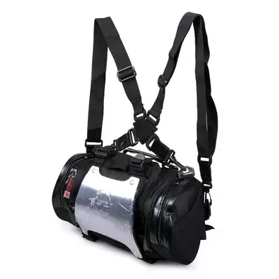 Personality shoulder bag multi-function bag riding bag outdoor men's bag sports rear bag Japanese three-purpose bag tide