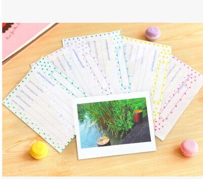 Fuji Polaroid 200 210 w300 camera 5 inch wide format photo paper color wave point protection bag transparent bag