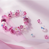 Austrian Crystal female Bracelet advanced sense original design bracelet sweet niche bracelet jewelry birthday gift