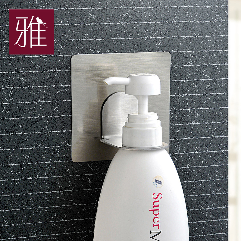 Strong indentation magic lamps bathroom toilet suction wall - type bath shelf 5015