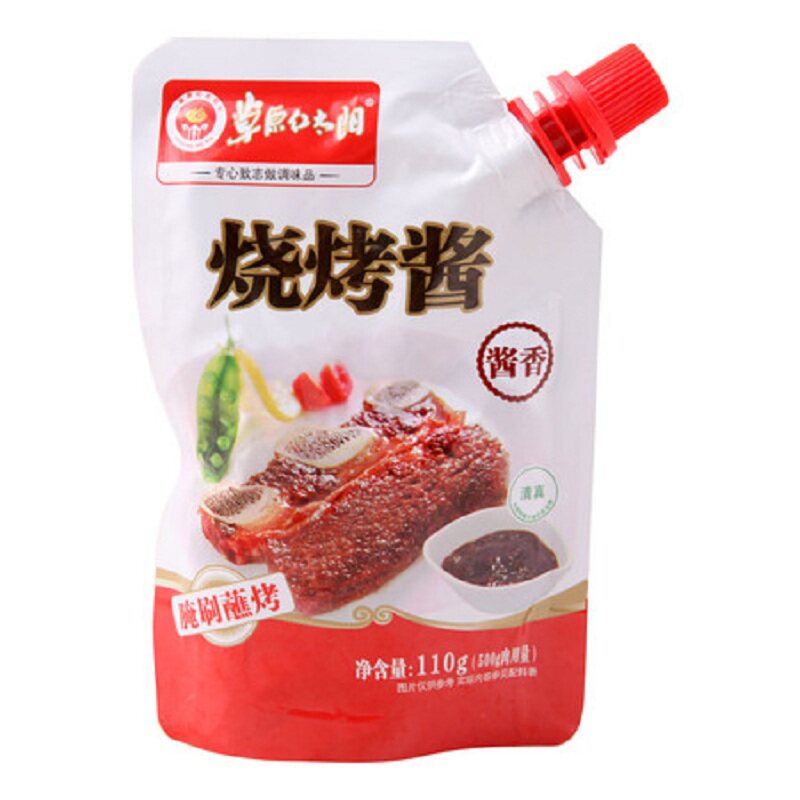 【天猫超市】草原红太阳 烧烤酱 酱香 110g/袋 调味品  风味独特