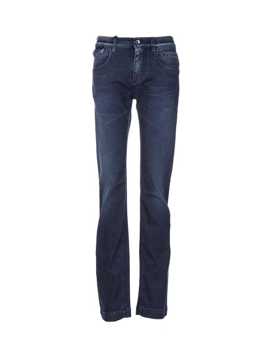 Dolce&Gabbana 蓝色直筒牛仔长裤