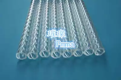 Factory direct sales plexiglass acrylic threaded pipe processing shaped pipe rod can be customized with any color length