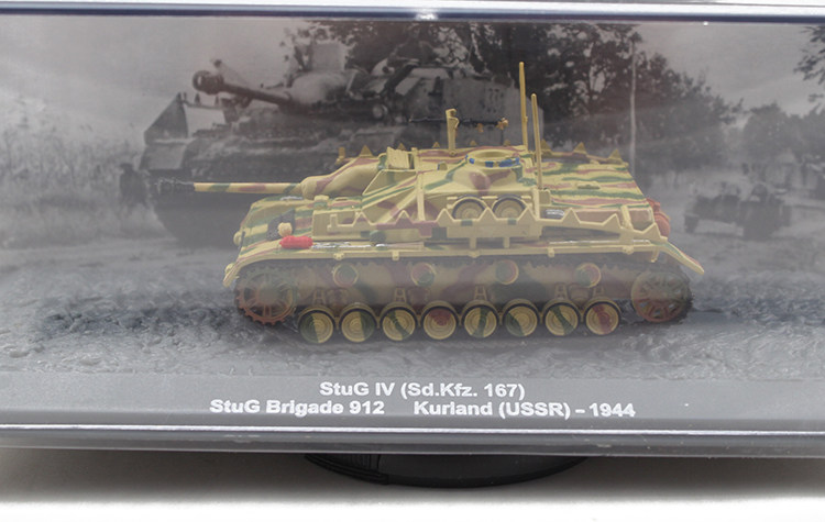 Foreign trade IXO 1 72 stud iv sd kfz 167 alloy tank model military vehicle kurland 1944