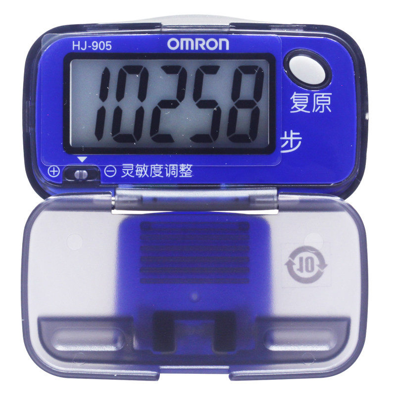 欧姆龙电子计步器 HJ-905型  多功能 消耗卡路里 步数器