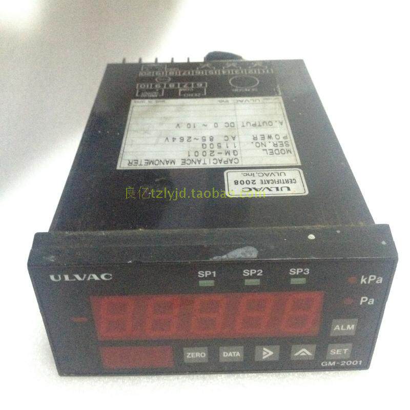 ULVAC GM-2001 CAPACITANCE MANOMETER PRESSURE WATCH