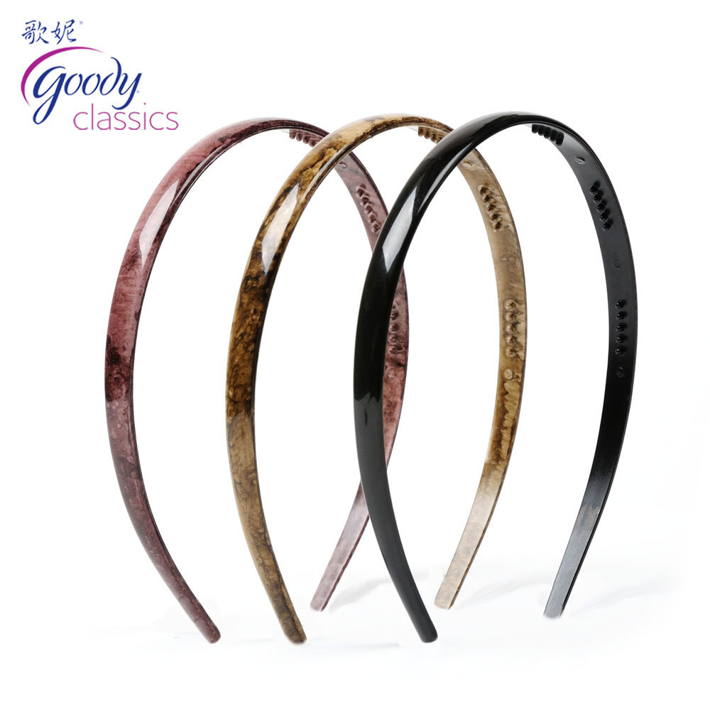 新款进口 美国Goody/歌妮发饰 发箍 天然石纹头箍 欧美经典款3个