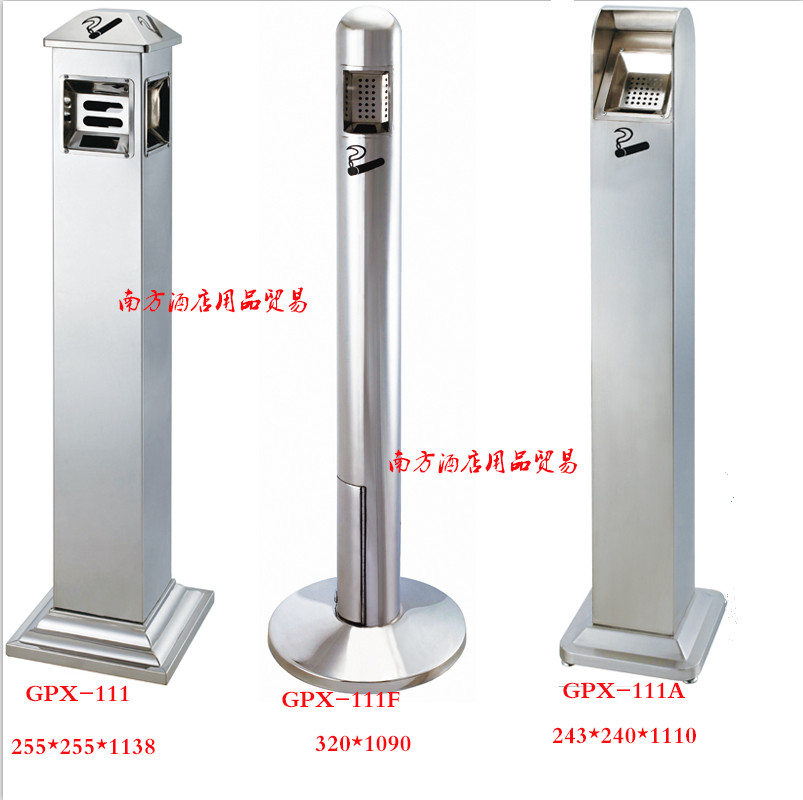 Hotel smoking room stainless steel European-style tobacco ash column Cigarette Buttokes Vertical Tobacco Cylinders Hanging Wall-Style Tobacco Ash